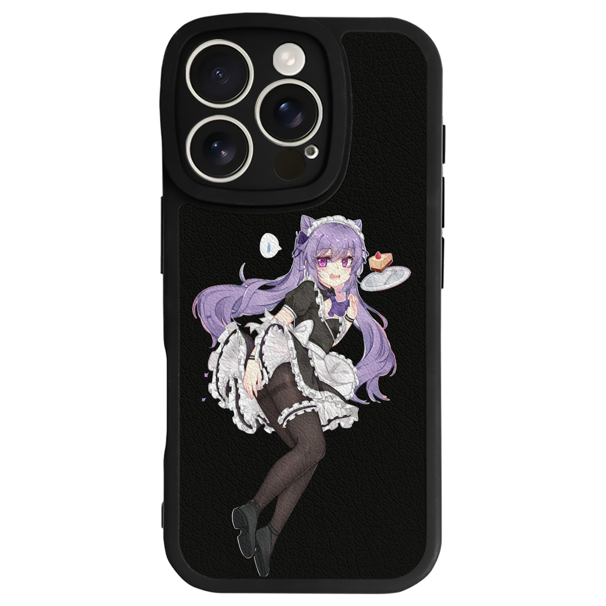 げんし神 刻晴 こくせい genshin Kokusei 【iPhone 16シリーズ対応】シリコンスマホケース（レザー調） 材質：シリコン